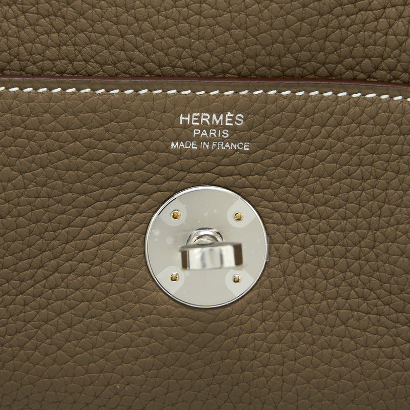 Hermes Lindy 26 Clemence Etoupe SHW Stamp U