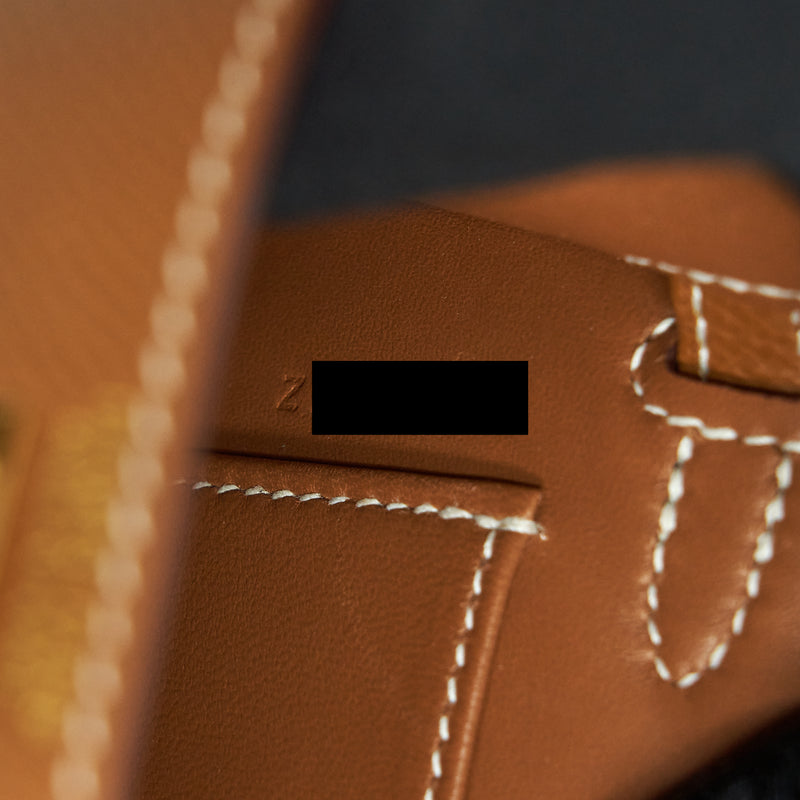 Hermes Mini Kelly II Epsom Gold GHW Stamp Z
