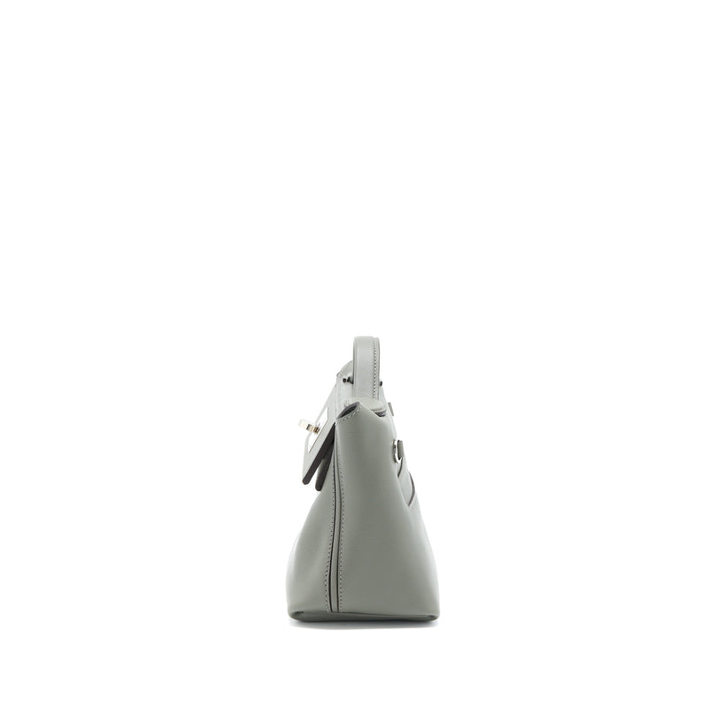 Hermes Mini 24/24 2424-21 Evercolor Gris Meyer SHW Stamp U