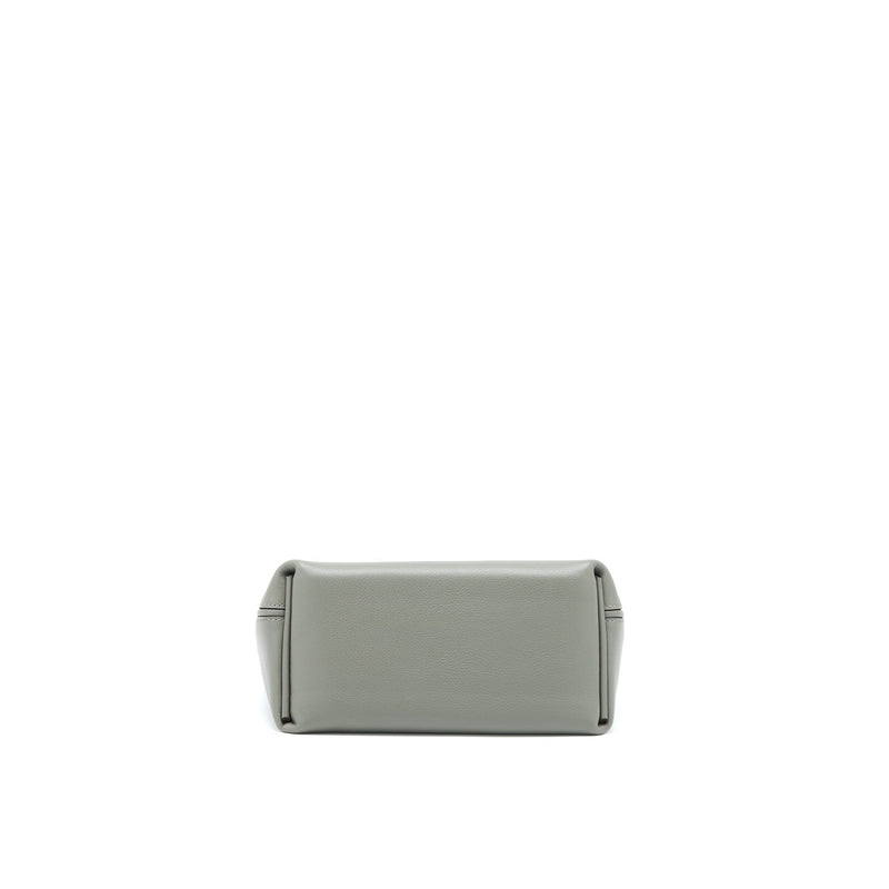 Hermes Mini 24/24 2424-21 Evercolor Gris Meyer SHW Stamp U