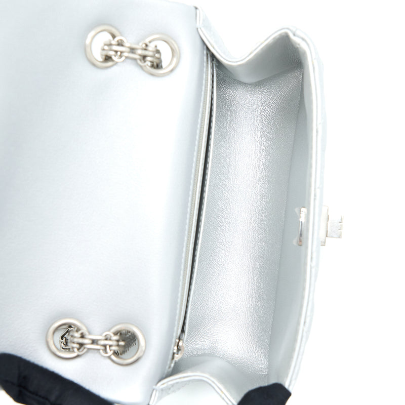 Chanel Mini 2.55 Reissue Flap Bag Calfskin Light Grey SHW