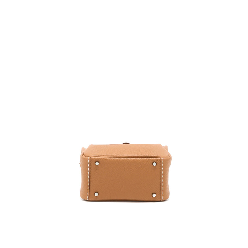 Hermes Mini Lindy Clemence Gold SHW Stamp U