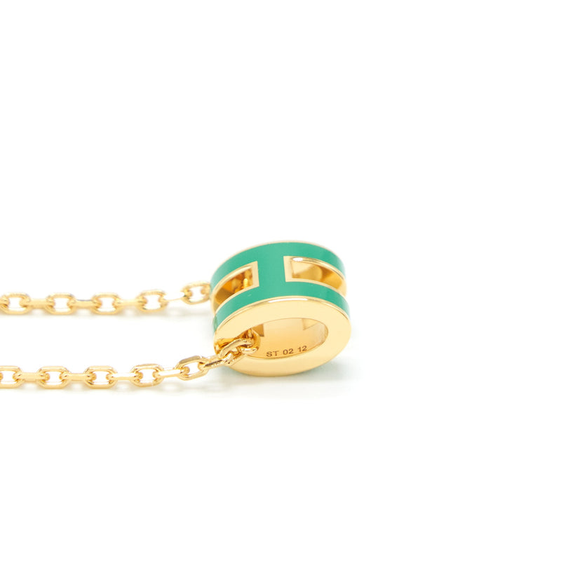 Hermes Mini Pop H Malachite GHW