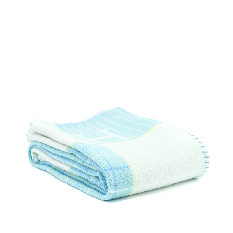 Hermes Avalon Cabriole Blanket Vert Aqua