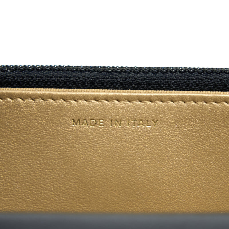 Chanel Pearl Crush Wallet on Chain Lambskin Black GHW (Microchip)