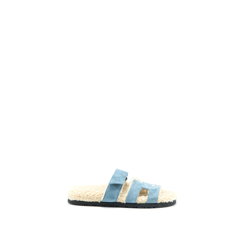 Hermes Size 36 Sandal Chypre Bleu Pineda