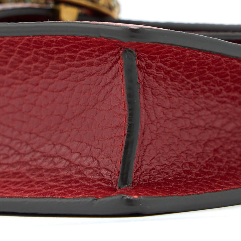 Gucci Super Mini Dionysus Calfskin Red Ruthenium SHW