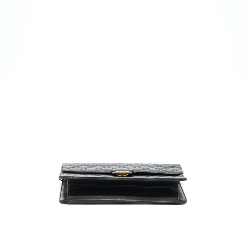 Chanel Vintage Flap Bag Lambskin Black GHW