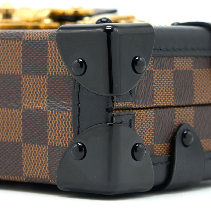 Louis Vuitton Petite Malle Damier Ebene Canvas GHW