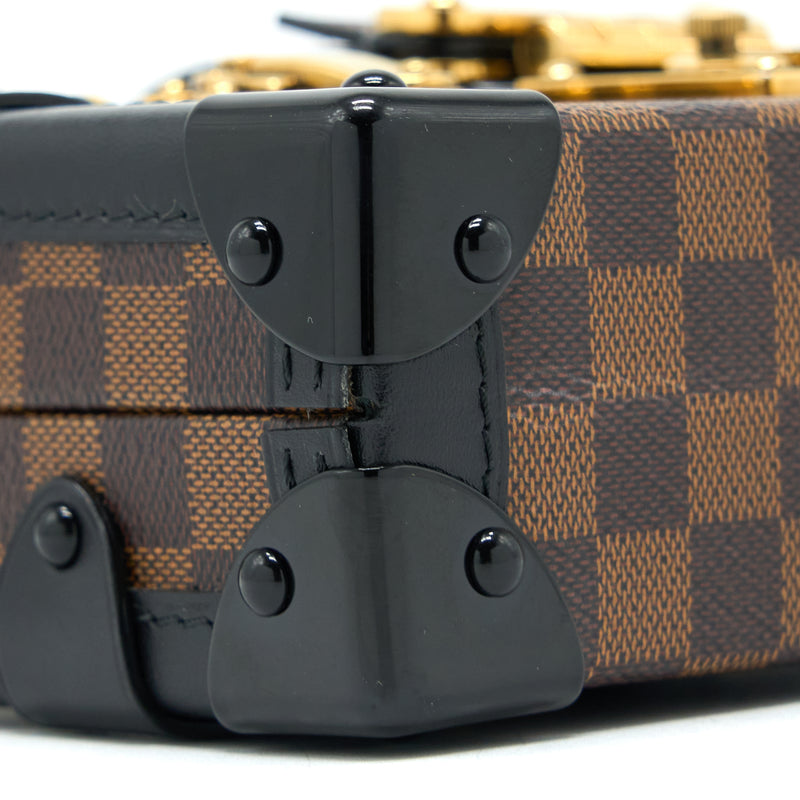 Louis Vuitton Petite Malle Damier Ebene Canvas GHW