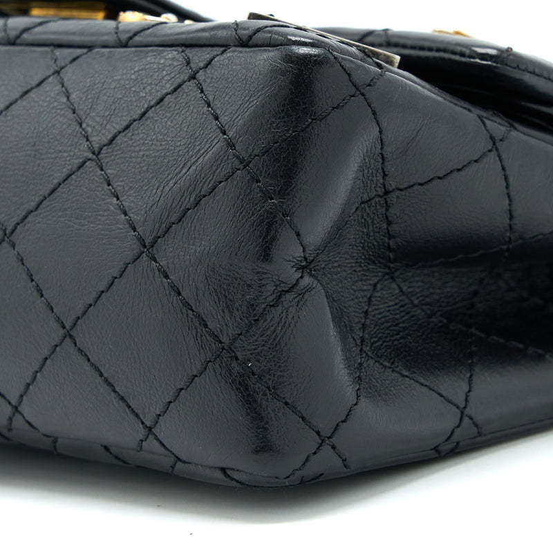 Chanel Mini 2.55 Reissue Flap Bag Lucky Charms Casino Limited Aged Calfskin Brushed GHW
