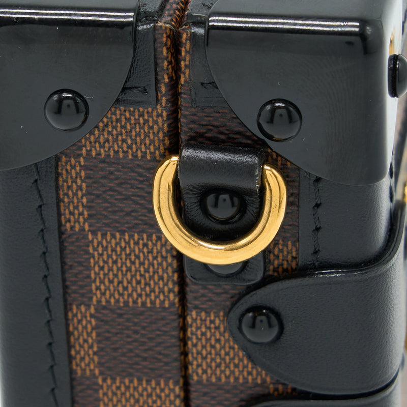 Louis Vuitton Petite Malle Damier Ebene Canvas GHW