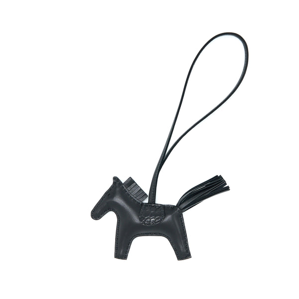 Hermes Touch Rodeo PM Bag Charm So Black