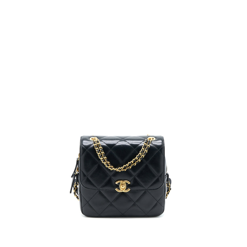Chanel 23P Ado Backpack Lambskin Black GHW (Microchip)