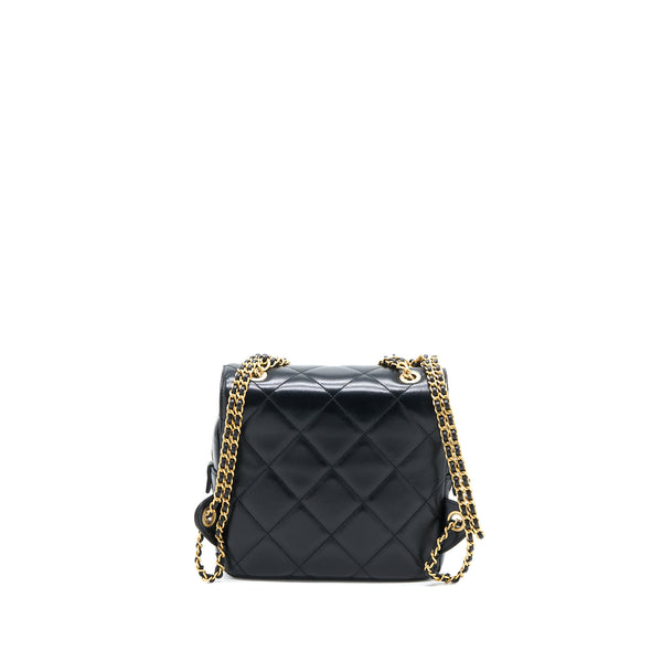 Chanel 23P Ado Backpack Lambskin Black GHW (Microchip)