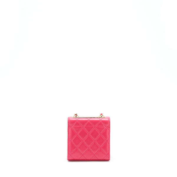 Chanel Mini Trendy CC Wallet On Chain Lambskin Pink LGHW