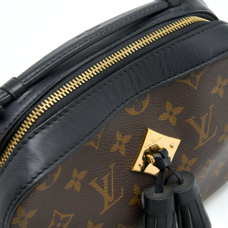 Louis Vuitton Saintonge Handbag Monogram Canvas With Leather Auction