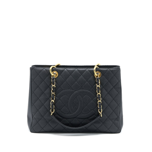 Chanel Grand Shopping Tote Bag Caviar Black GHW