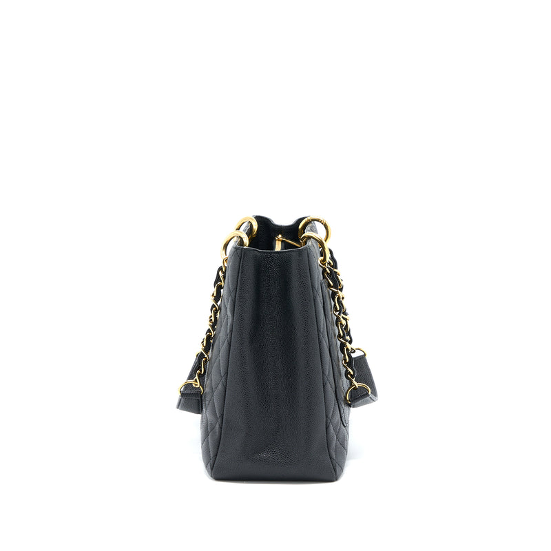 Chanel Grand Shopping Tote Bag Caviar Black GHW