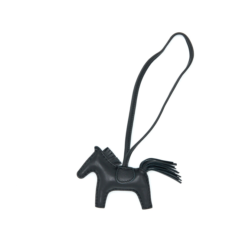 Hermes Rodeo PM Bag Charm So Black