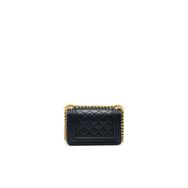 Chanel Boy Extra Mini Lambskin in Black GHW