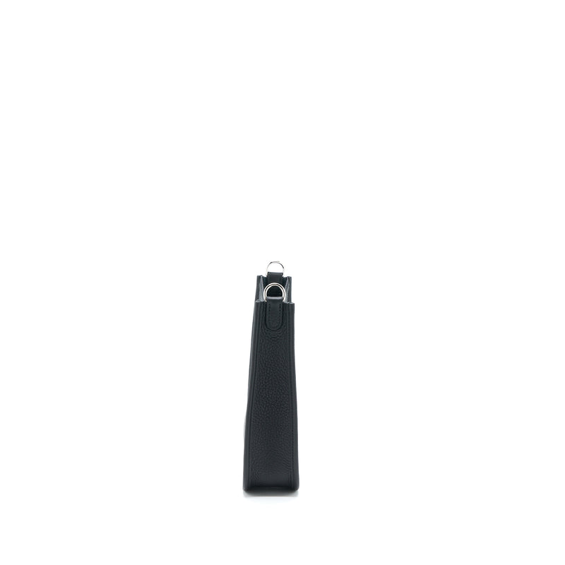 Hermes Mini Evelyn Clemence Black SHW Stamp B