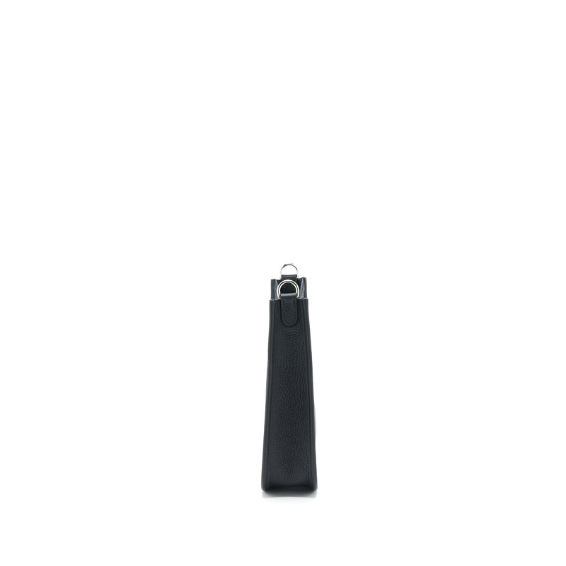Hermes Mini Evelyn Clemence Black SHW Stamp B