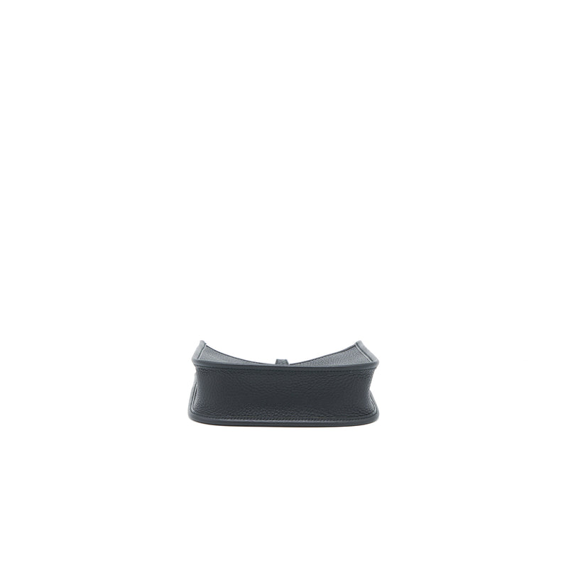 Hermes Mini Evelyn Clemence Black SHW Stamp B