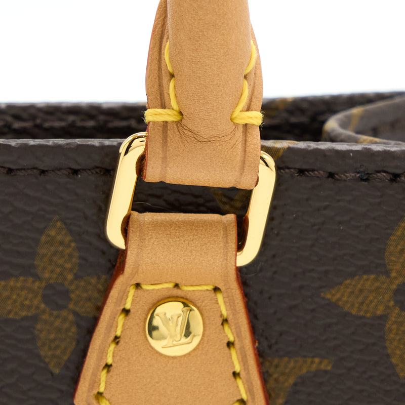 Louis Vuitton Petit Sac Plat Monogram Canvas GHW