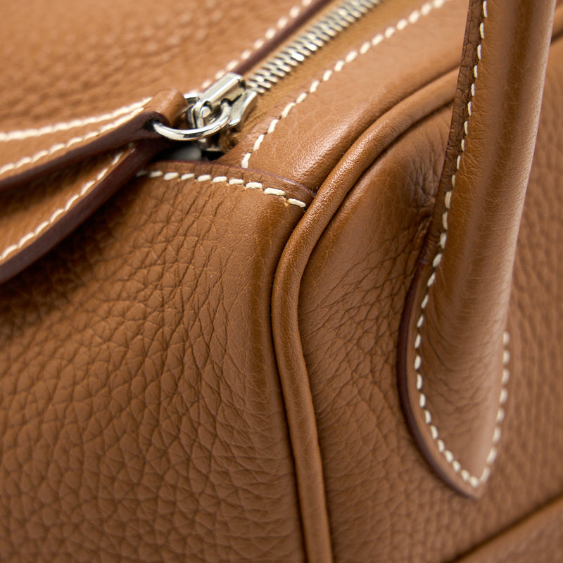 Hermes Lindy 26 Clemence Gold SHW Stamp T