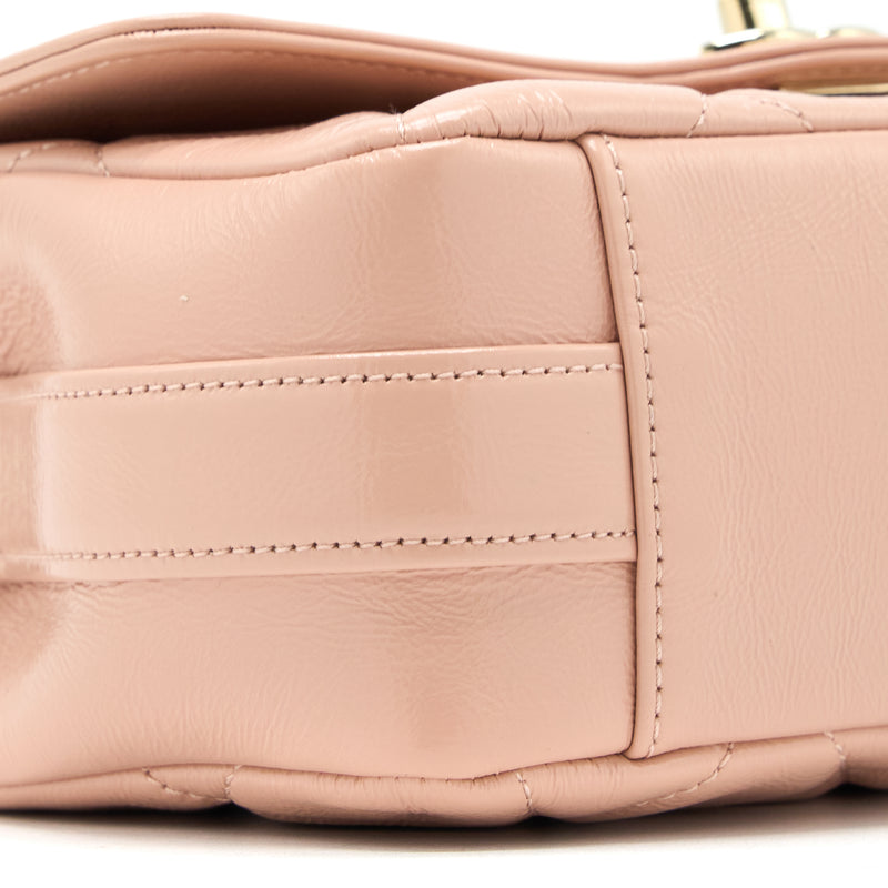 Chanel Seasonal Flap Bag Aged Calfskin Pink LGHW