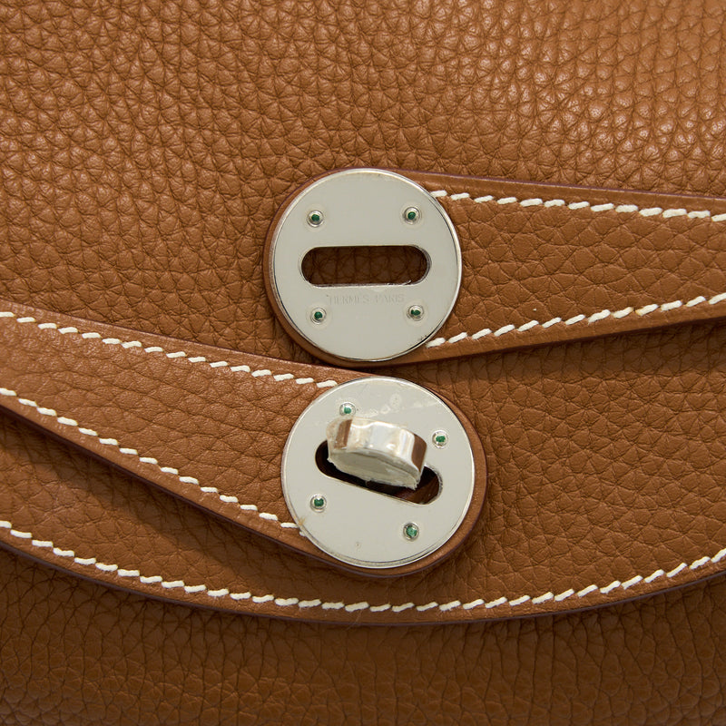 Hermes Lindy 26 Clemence Gold SHW Stamp T