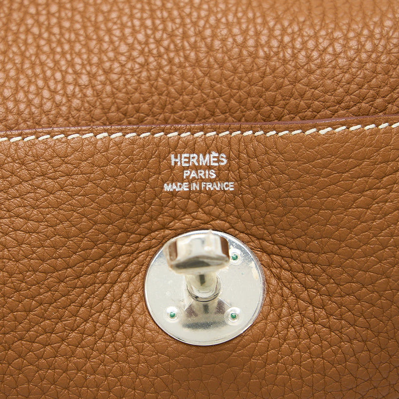 Hermes Lindy 26 Clemence Gold SHW Stamp T