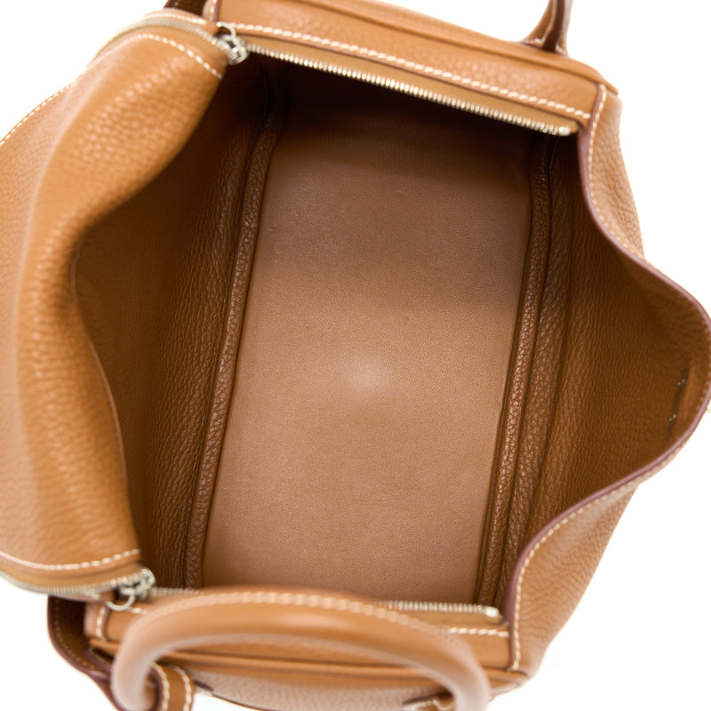 Hermes Lindy 26 Clemence Gold SHW Stamp T