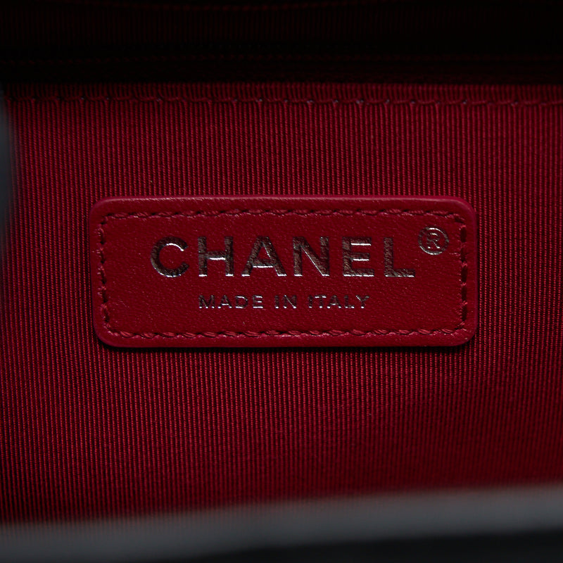 Chanel Large Gabrielle Hobo Bag Aged Calfskin Black Multicolour Hardware