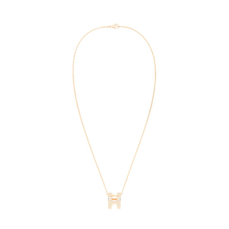 Hermes Pop H Pendant Marron Glacé RGHW