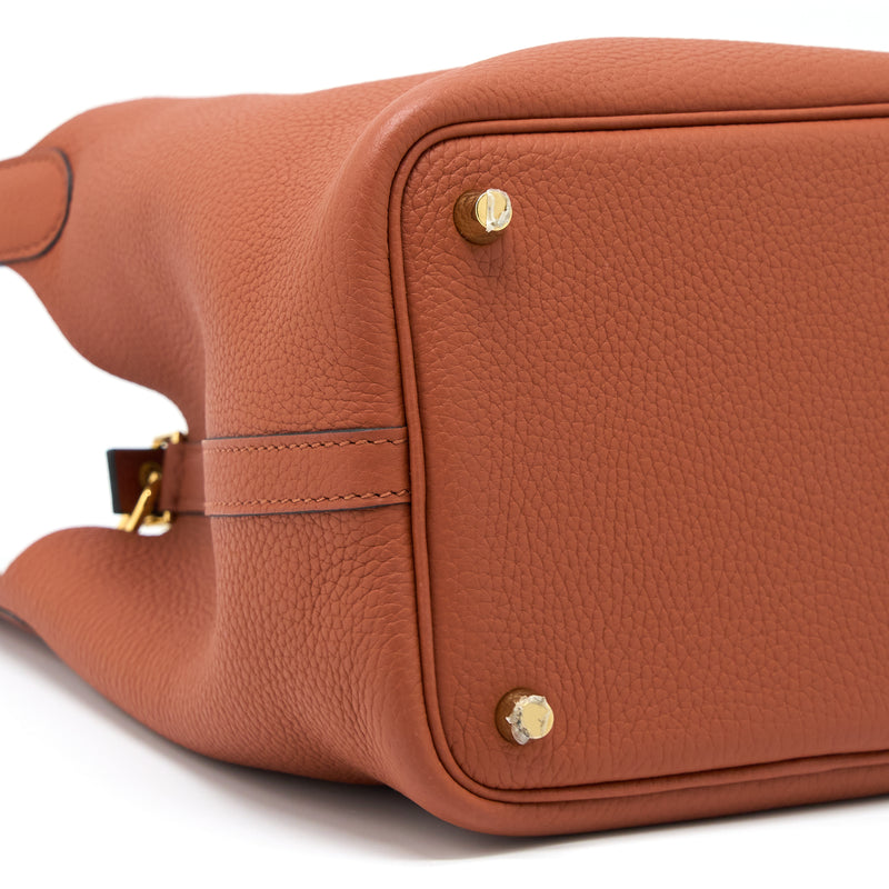 Hermes Picotin 18 Lock Bag Clemence Cuive GHW Stamp Y
