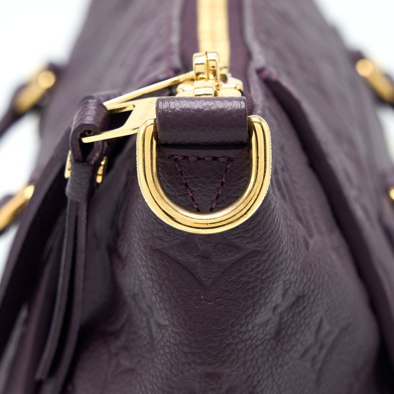 Louis Vuitton Petillance Tote Bag Monogram Empreinte Dark Purple GHW