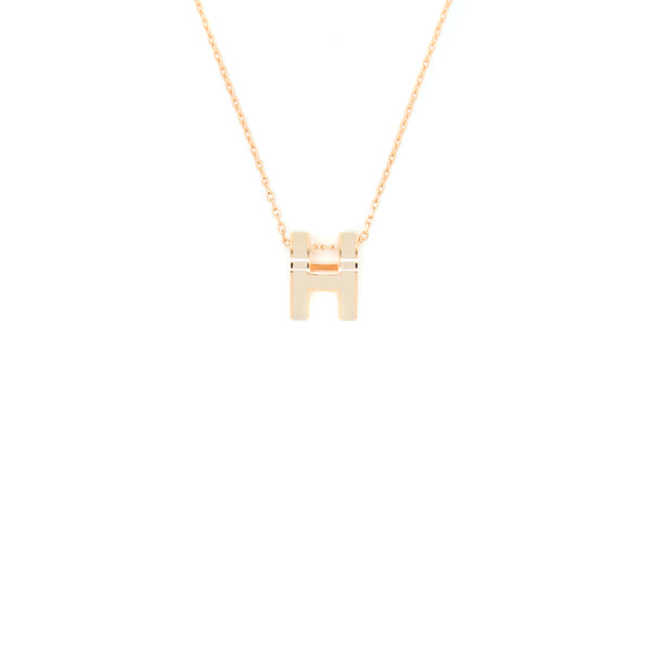 Hermes Pop H Pendant Marron Glacé RGHW