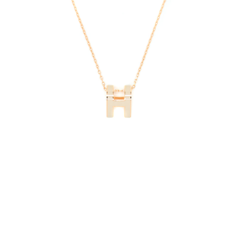 Hermes Pop H Pendant Marron Glacé RGHW