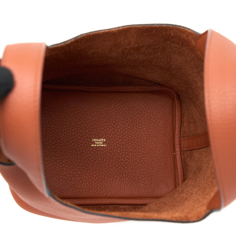 Hermes Picotin 18 Lock Bag Clemence Cuive GHW Stamp Y