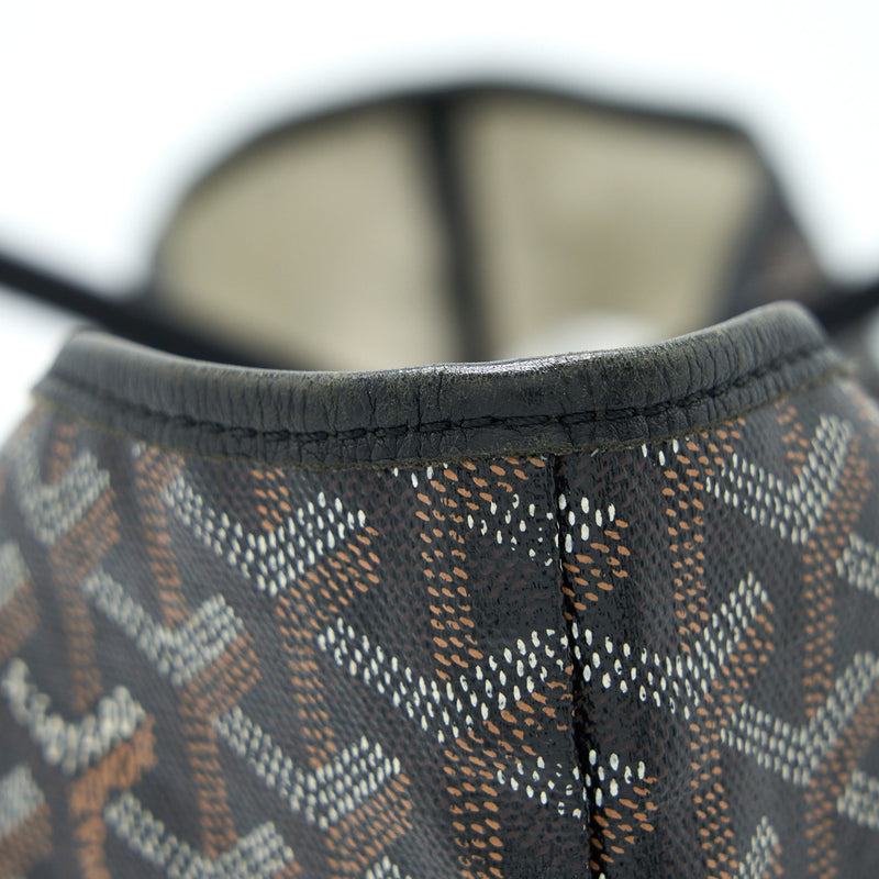 Goyard Artois PM Tote Canvas / Calfskin Black