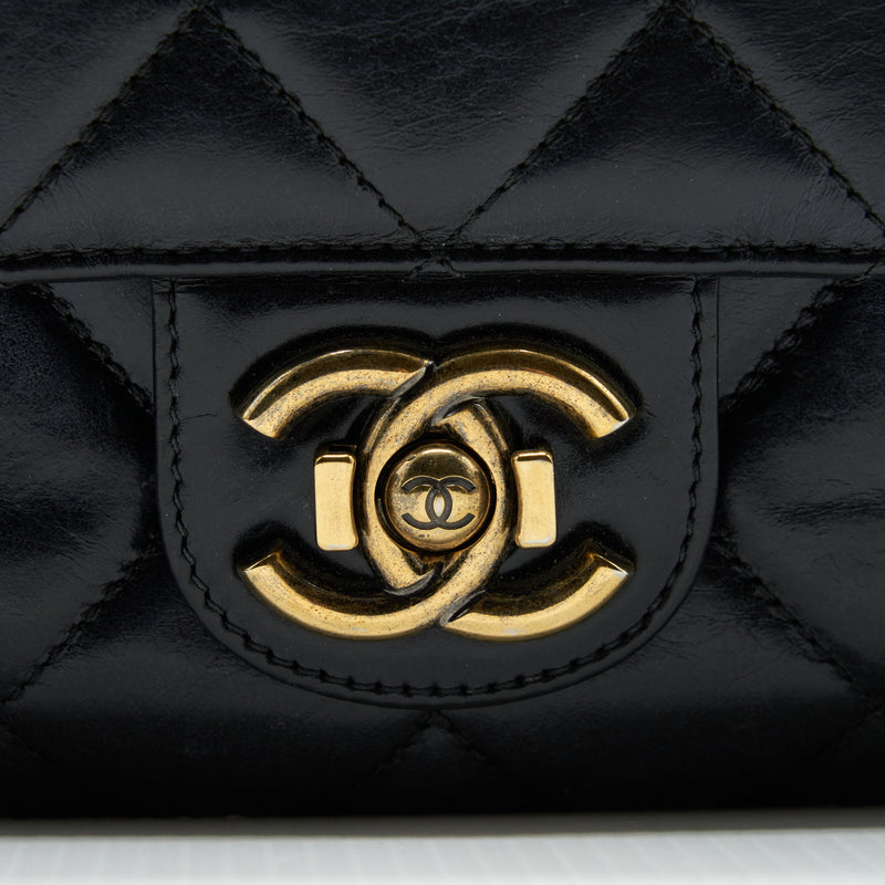 Chanel Perfect Edge Flap Bag With Calfskin Ruthenium GHW