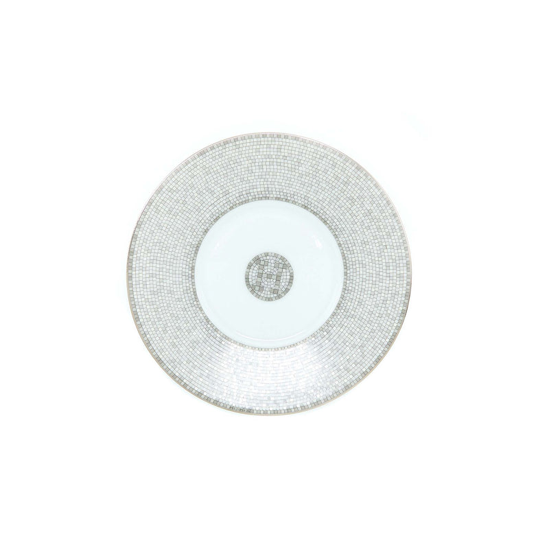Hermes Mosaique Au 24 Platinum Tea Cup and Saucer