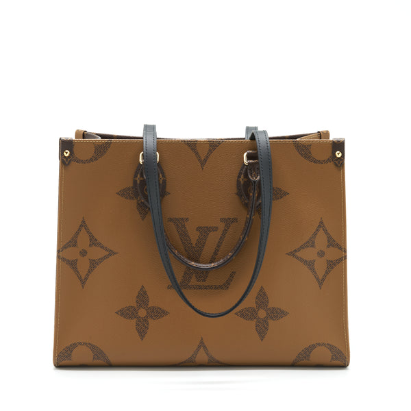 Louis Vuitton On The Go MM Monogram Reverse Canvas GHW