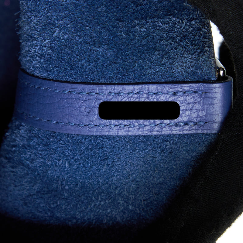 Hermes Picotin 18 Lock Bag Clemence Bleu Brighton/Capucine SHW Stamp C