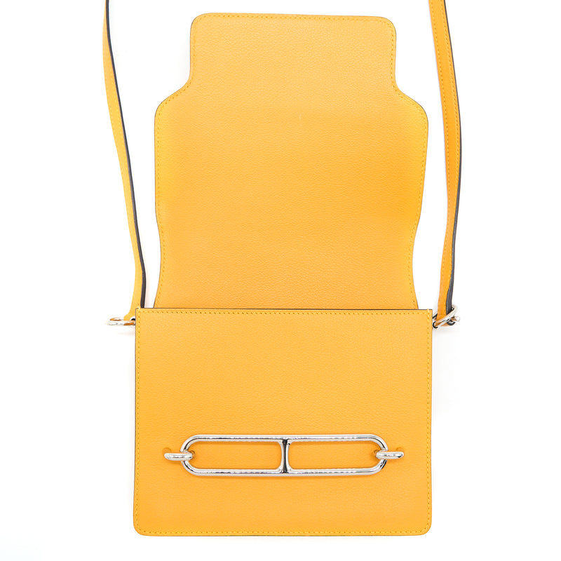 Hermes Mini Roulis Evercolor 9V Jaune D’or SHW Stamp A