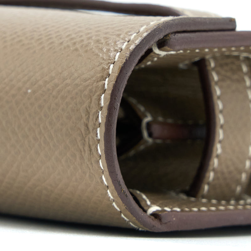 Hermes Kelly To Go Epsom Etoupe GHW Stamp Z