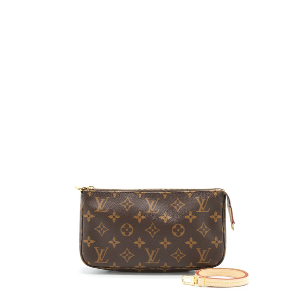 Louis Vuitton Pochette Accessories Monogram Canvas GHW