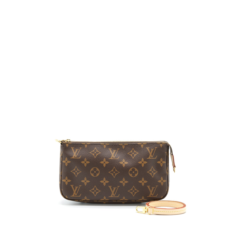 Louis Vuitton Pochette Accessories Monogram Canvas GHW